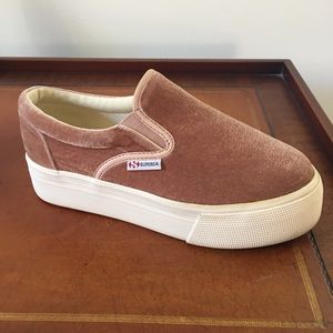 Superga slip on shoes